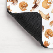 Niedlicher Watercolor verfolgt illustriertes Mousepad (Ecke)