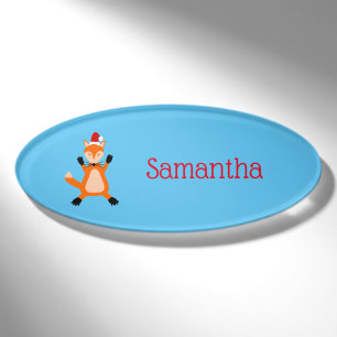 Niedlicher Weihnachts-Individuelle Name Namenschild