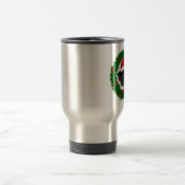 Niedlicher Weihnachts-Schwarzer Mops Weihnachten i Reisebecher (Mittel)