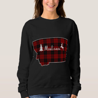 Niedlicher Weihnachts-Strumpf für Mama Roter Karie Sweatshirt