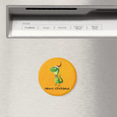 Niedlicher Weihnachts-T-Rex Magnet (In Situ (Geschirrspüler))