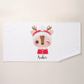 Niedlicher Weihnachts-Weihnachtsmeister Badehandtuch (Badehandtuch)