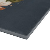 Niedlicher Weihnachts-/Winterbär im Keim Schneidebrett (Ecke)