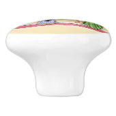 Niedlicher Weihnachtsabend Kind & Kitty Cat Wasser Keramikknauf (Seitenansicht)