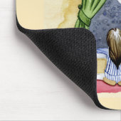 Niedlicher Weihnachtsabend Kind & Kitty Cat Wasser Mousepad (Ecke)