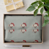Niedlicher Weihnachtsaffe Seidenpapier (Geschenk)