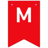 Niedlicher Weihnachtsalligator Santa Xmas Party Wimpelkette (Erste Fahne)