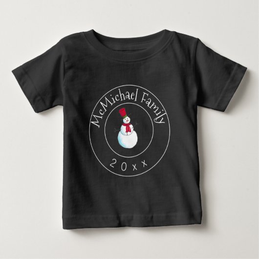 Niedlicher Weihnachtsanzug Baby T-shirt (Vorderseite)