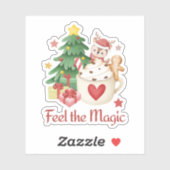 Niedlicher Weihnachtsaufkleber Aufkleber (Blatt)