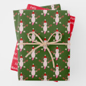 Niedlicher WeihnachtsAxolotl Custom Geschenkpapier Set (Beispiel)