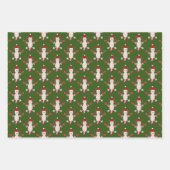 Niedlicher WeihnachtsAxolotl Custom Geschenkpapier Set (Vorderseite)