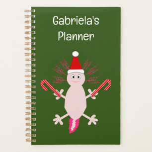 Niedlicher WeihnachtsAxolotl Custom Planer
