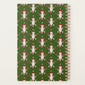 Niedlicher WeihnachtsAxolotl Custom Planer (Rückseite)