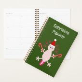 Niedlicher WeihnachtsAxolotl Custom Planer (Anzeige)