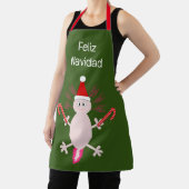 Niedlicher WeihnachtsAxolotl Custom Schürze (InSitu)