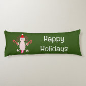 Niedlicher WeihnachtsAxolotl Custom Seitenschläferkissen (Rückseite)