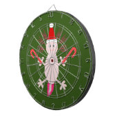 Niedlicher WeihnachtsAxolotl Dartscheibe (Vorderseite rechts)