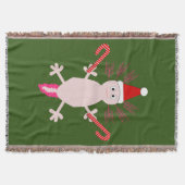 Niedlicher WeihnachtsAxolotl Decke (Vorderseite)
