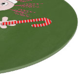 Niedlicher WeihnachtsAxolotl Schneidebrett (Ecke)