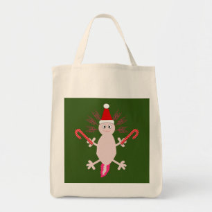 Niedlicher WeihnachtsAxolotl Tragetasche