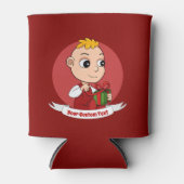 Niedlicher Weihnachtsbaby Cartoon Can Cooler Dosenkühler (Vorderseite)