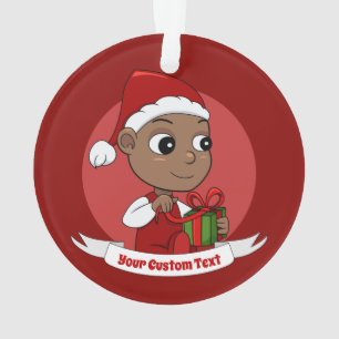 Niedlicher Weihnachtsbaby Cartoon Ornament