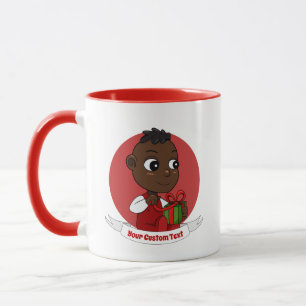 Niedlicher Weihnachtsbaby Cartoon Tasse
