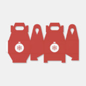 Niedlicher Weihnachtsball - Roter Vorgeschmack Geschenkschachtel (Ungefaltet)