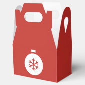 Niedlicher Weihnachtsball - Roter Vorgeschmack Geschenkschachtel (Geöffnet)