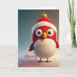 Niedlicher Weihnachtsbär Feiertagskarte