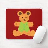 Niedlicher Weihnachtsbär Mousepad (Mit Mouse)