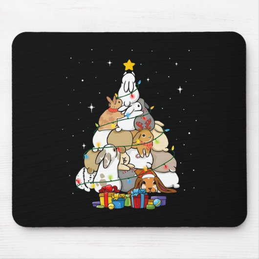Niedlicher Weihnachtsbaum 1 Mousepad (Vorne)