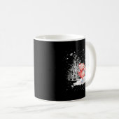 Niedlicher Weihnachtsbaum auf Schnee Merry Pigmas Kaffeetasse (VorderseiteRechts)