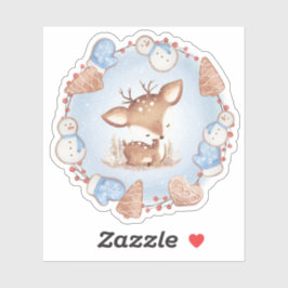 Niedlicher Weihnachtsbaum Aufkleber