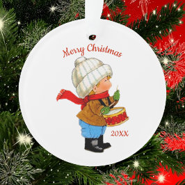Niedlicher Weihnachtsbaum-Boy Acrylic Ornament