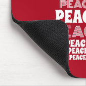 Niedlicher Weihnachtsbaum Custom Year Red Mousepad (Ecke)
