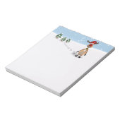 Niedlicher Weihnachtsbaum der Feuerwehr - Notepad Notizblock (Rotiert)