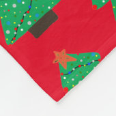 Niedlicher Weihnachtsbaum Fleecedecke (Ecke)
