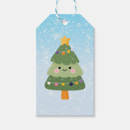 Niedlicher Weihnachtsbaum Geschenkanhänger