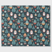 Niedlicher Weihnachtsbaum Geschenkpapier (Flach)