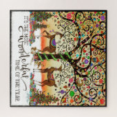 Niedlicher Weihnachtsbaum Inspirivity Jigsaw Puzzle (Horizontal)