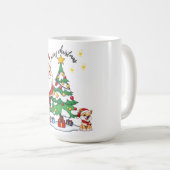 Niedlicher Weihnachtsbaum Kaffeetasse (VorderseiteRechts)
