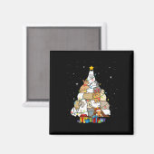 niedlicher Weihnachtsbaum Magnet (Vorderseite/Rückseite)
