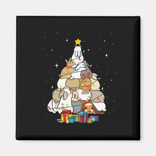 niedlicher Weihnachtsbaum Magnet (Vorne)