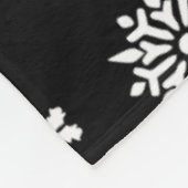 Niedlicher Weihnachtsbaum mit dem Namen White Scri Fleecedecke (Ecke)