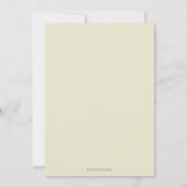 Niedlicher Weihnachtsbaum mit Ornamenten Feiertag Einladung (Rückseite)