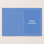 Niedlicher Weihnachtsbaum mit Roter Nase Folienkarte (Innenseite)