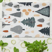 Niedlicher Weihnachtsbaum-Patternurlaub Geschirrtuch (Gefaltet)