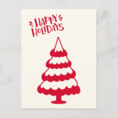 Niedlicher Weihnachtsbaum Postkarte (Vorderseite)