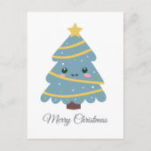 Niedlicher Weihnachtsbaum Postkarte (Vorderseite)